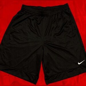 (2) Nike Men’s Black & Navy Athletic Shorts with White Swoosh